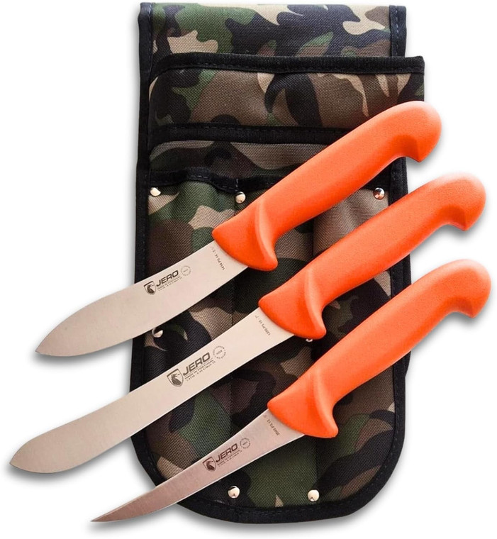 JERO Hunter Butcher Set With Case