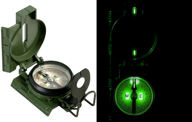 Cammenga G.I. Military Tritium Lensatic Compass (Model#3H) - Hero