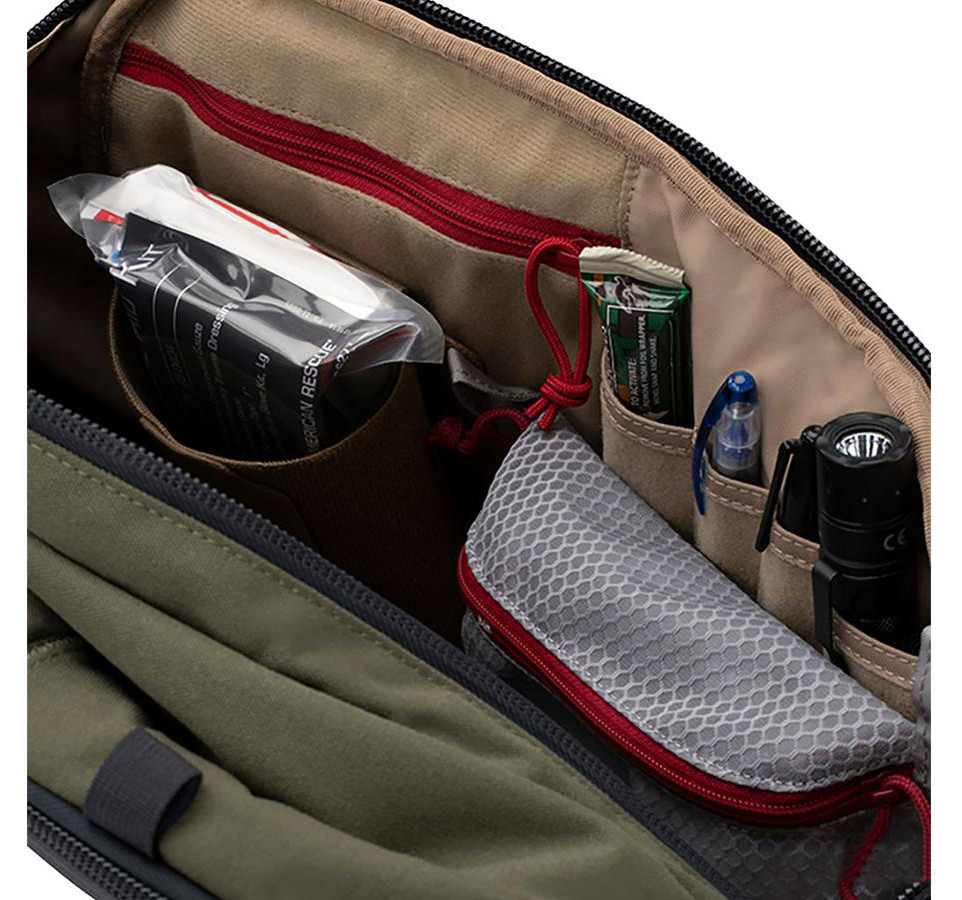 VERTX Commuter Sling Tactical Backpack (Color: Black) Hero