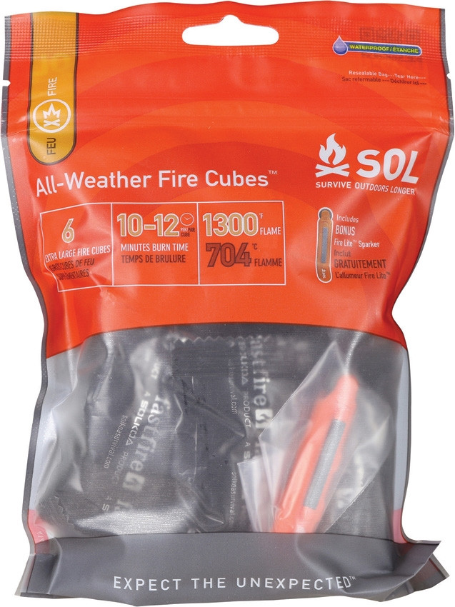 Solus Fire Cube SOL All Weather Fire Cubes - Hero Outdoors