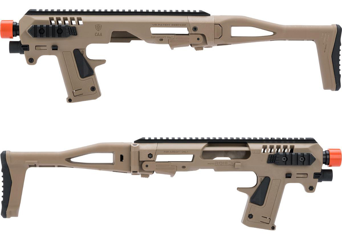 Caa micro roni レプリカ　glock カービン CAA Airsoft Micro Roni Pistol Carbine Conversion Kit for Elite