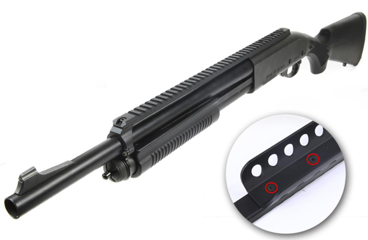 Laylax Full Length 20mm Top Rail for Tokyo Marui M870 Gas Powered