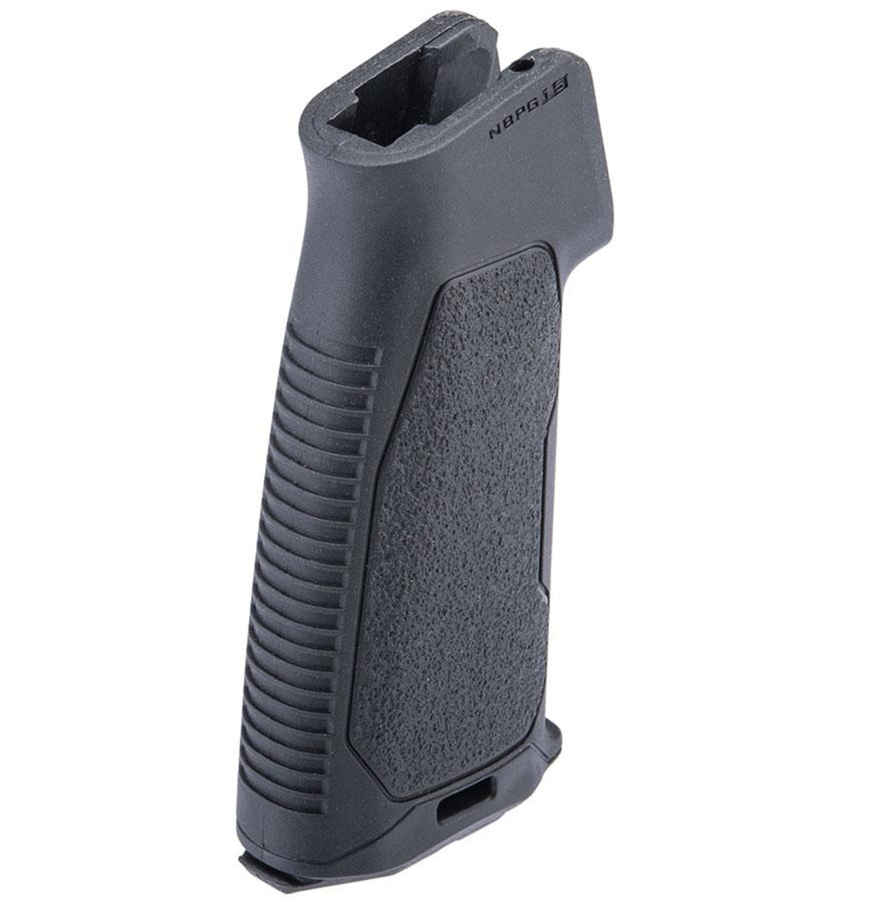 Strike Industries AR Flat Top Overmolded Pistol Grip (Model: 15 Degrees /  Black) - Hero Outdoors