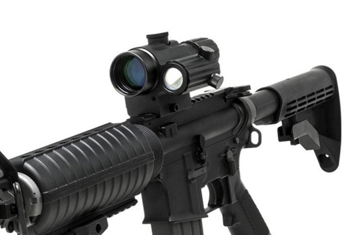 VISM by NcSTAR DUO Series 4x34 Scope w/ Built-In Left Handed Green