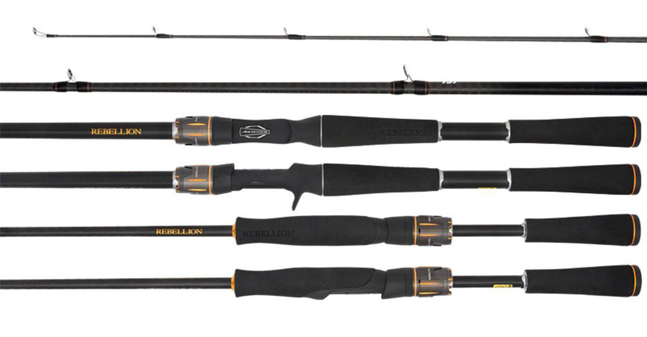 Daiwa Rebellion Limber Graphite Casting Fishing Rod (Model:  REBELLION731MHFB) - Hero Outdoors