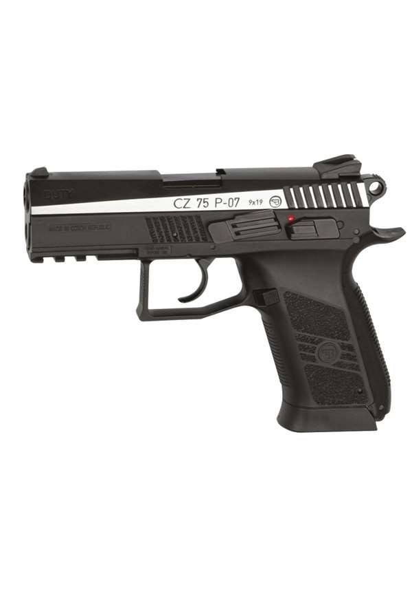 ASG CZ 4.5mm Dual Tone 75 P-07 Duty Blowback CO2 Air Pistol - Hero