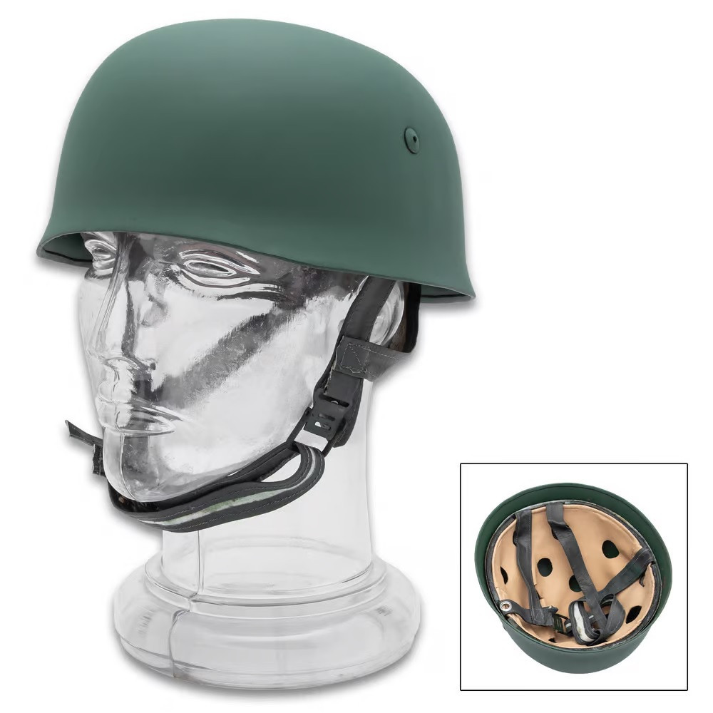 german paratrooper motorcycle helmet M-42 WW2 WW2 German Fallschirmjager Helmet- paratroopers