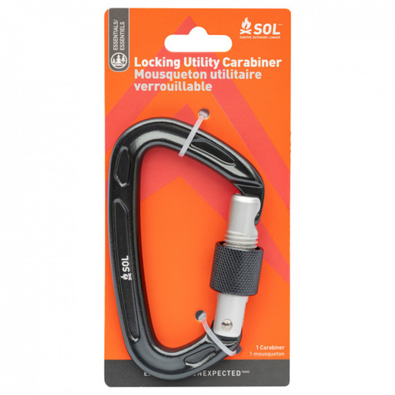 SOL Locking Utility Carabiner Hero Outdoors