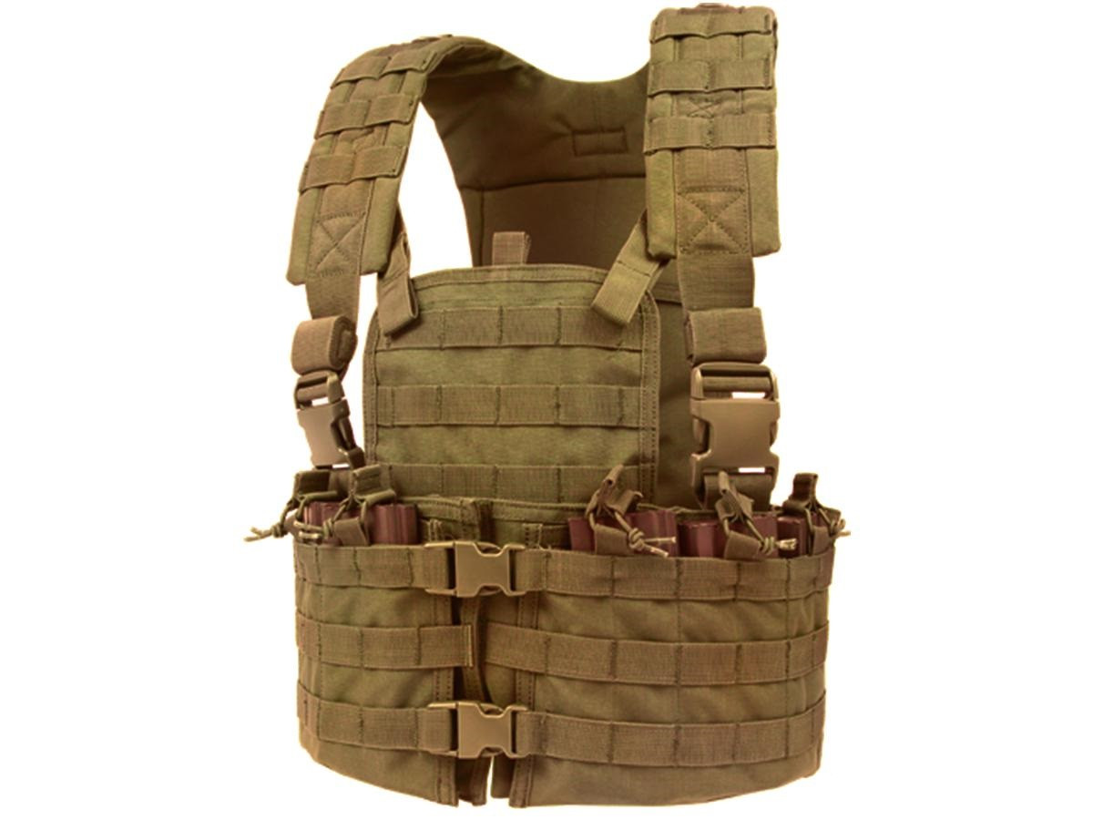 Condor Rapid Assault Chest Rig – Coyote Brown – MOLLE Réglable Neuf