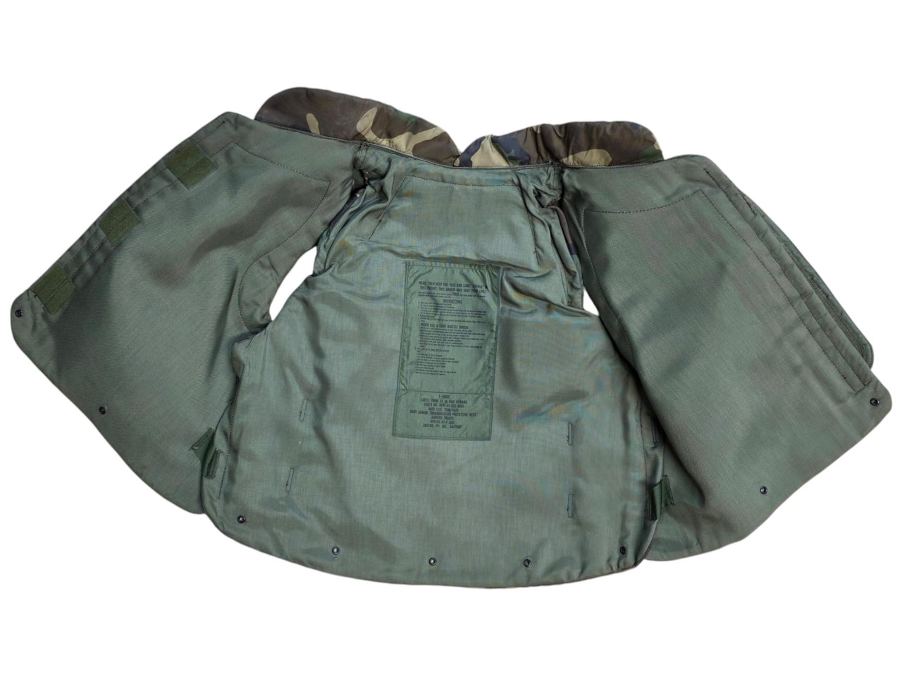 U.S. Armed Forces PASGT Body Armor Fragmentation Vest - Extra Large