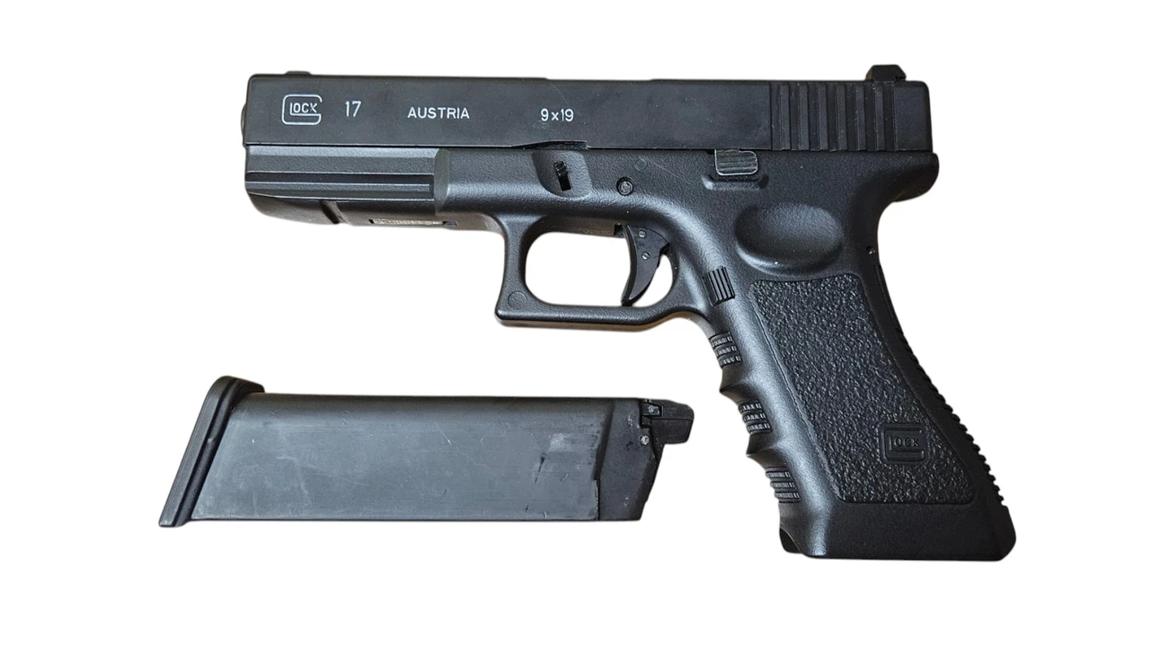 Ship Railing Texture Army Armament G17 (R17) GBB Airsoft Pistol - USED