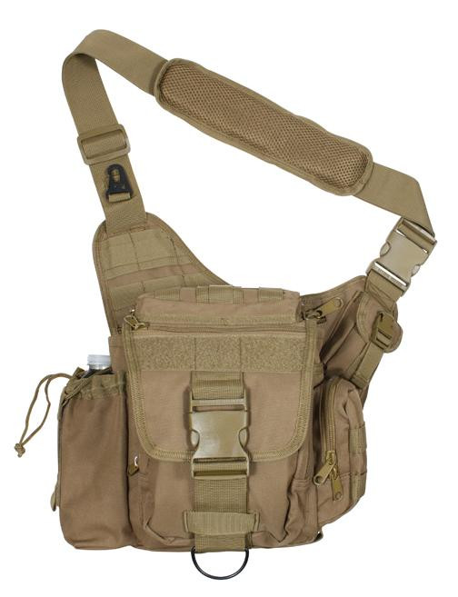 Rothco Advanced Tactical Schultertasche – Aus Strapazierfähigem Polyester, Mit MOLLE, Vielen Taschen & Gepolstertem Gurt