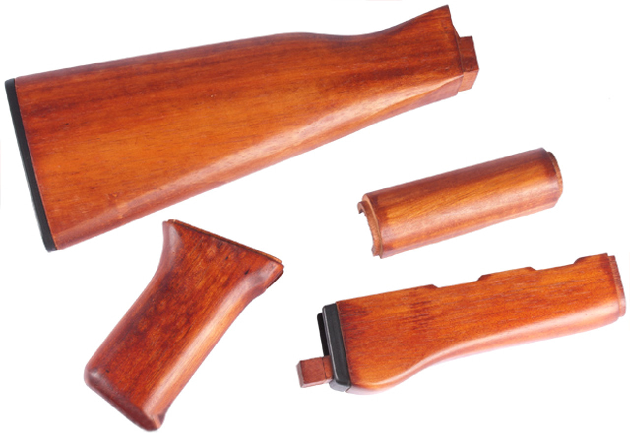 Real Hard Wood Furniture Kit For Ak47 Ak Series Airsoft Aeg Hero