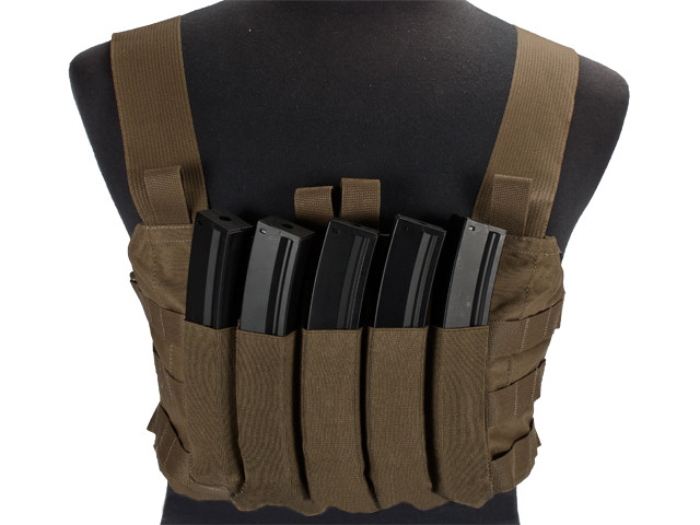 Blue Force Gear TenSpeed SR25 MOLLE Chest Rig Coyote Brown Hero Outdoors