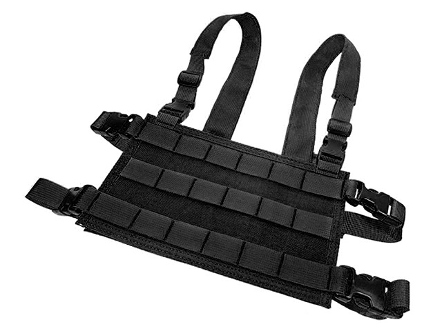 mitsubachi　HSGI Light Chest Rig HSGI Light Chest Rig MOLLE Platform - Black - Hero Outdoors