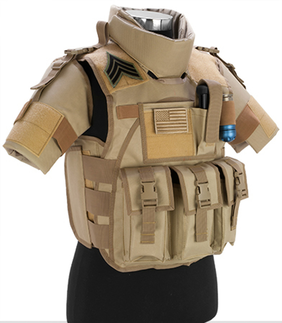 Matrix S.D.E.U. Ultra Light Weight Airsoft Tactical Vest - (Tan) - Hero ...