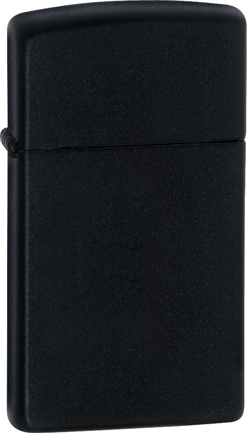 Zippo Slim Black Matte Hero Outdoors