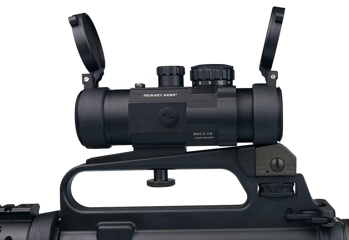 Primary Arms 2.5X Compact AR15 Scope with CQB ACSS Reticle - Hero