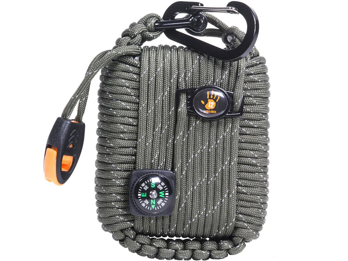 12 Survivors Outdoor Survival Paracord Survival Pod Hero Outdoors