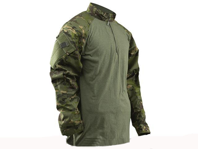Tru-Spec Tactical Response Uniform 1/4 Zip Combat Shirt - Multicam