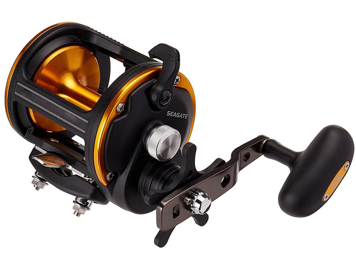 daiwa 50h reel SGT50H Seagate Star Drag Conventional The 6.4 to 1 gear ratio is fast enough for jigging Daiwa Sealine 50H fishing reel