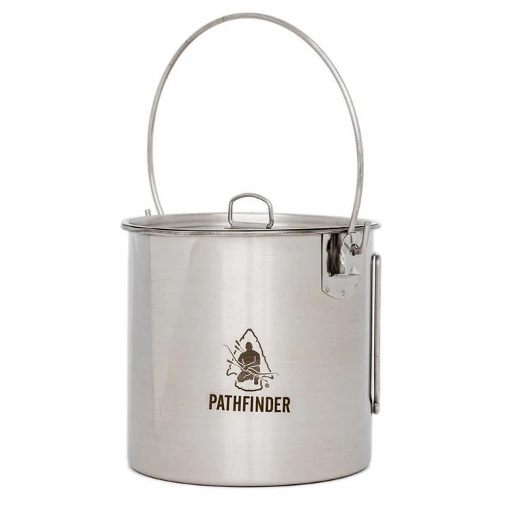 Pathfinder Stainless 64 oz. Bush Pot - Hero Outdoors