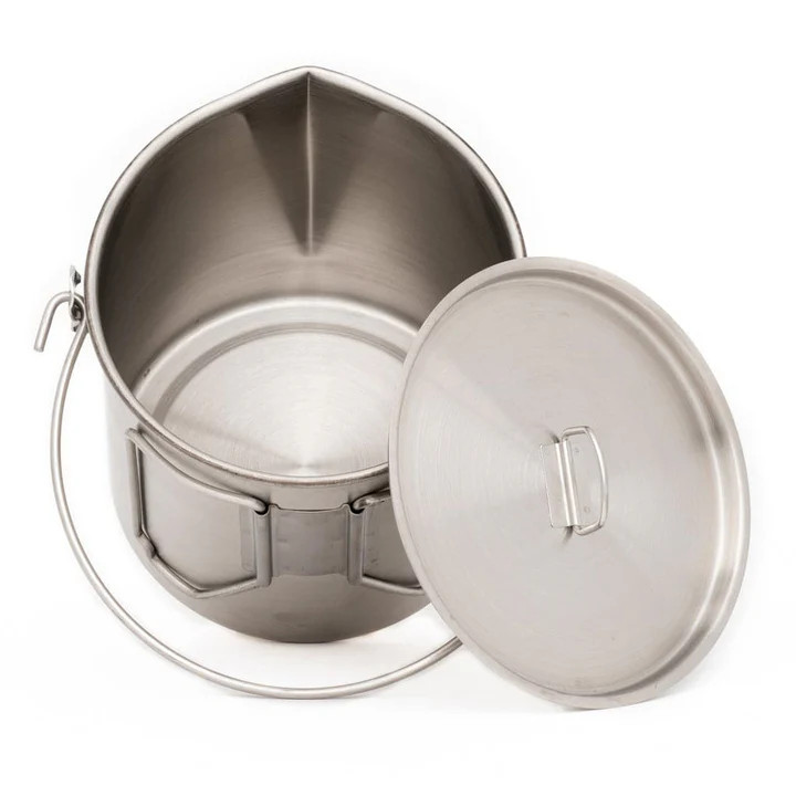 Pathfinder Stainless 64 oz. Bush Pot - Hero Outdoors
