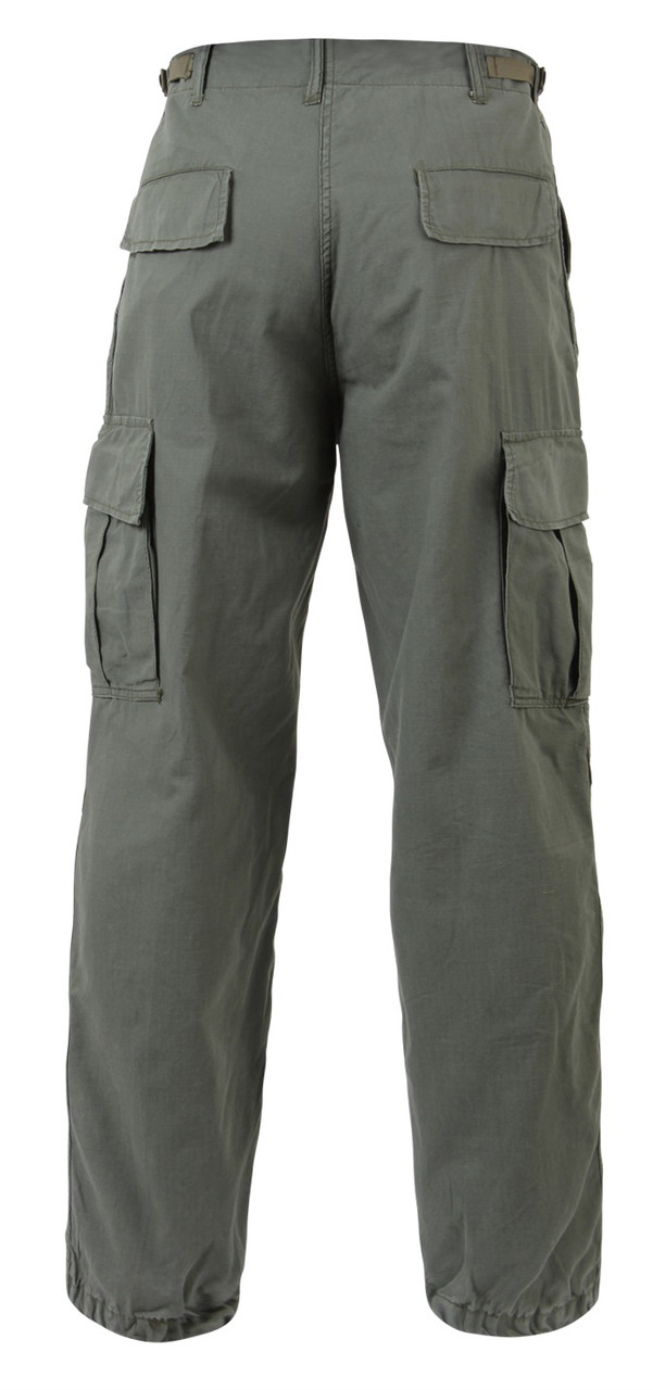 Rothco Vintage Vietnam Rip-Stop Fatigue Pants Olive Drab Hero