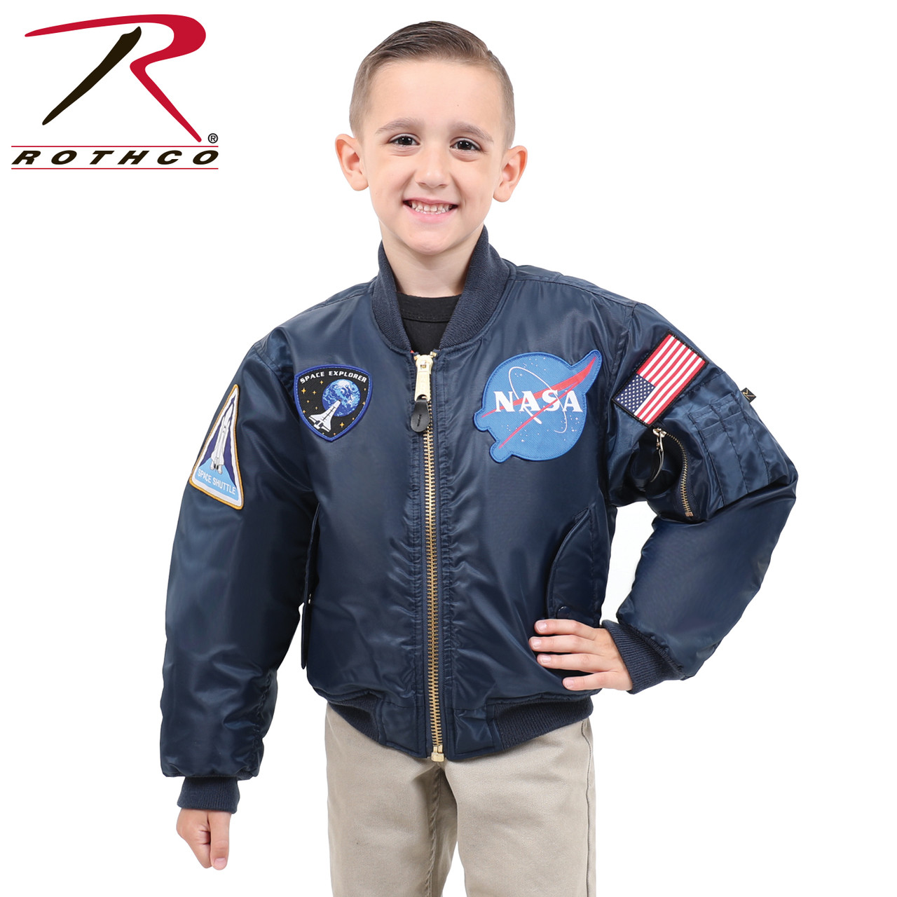 Kids NASA MA-1 Flight Jacket main image 1