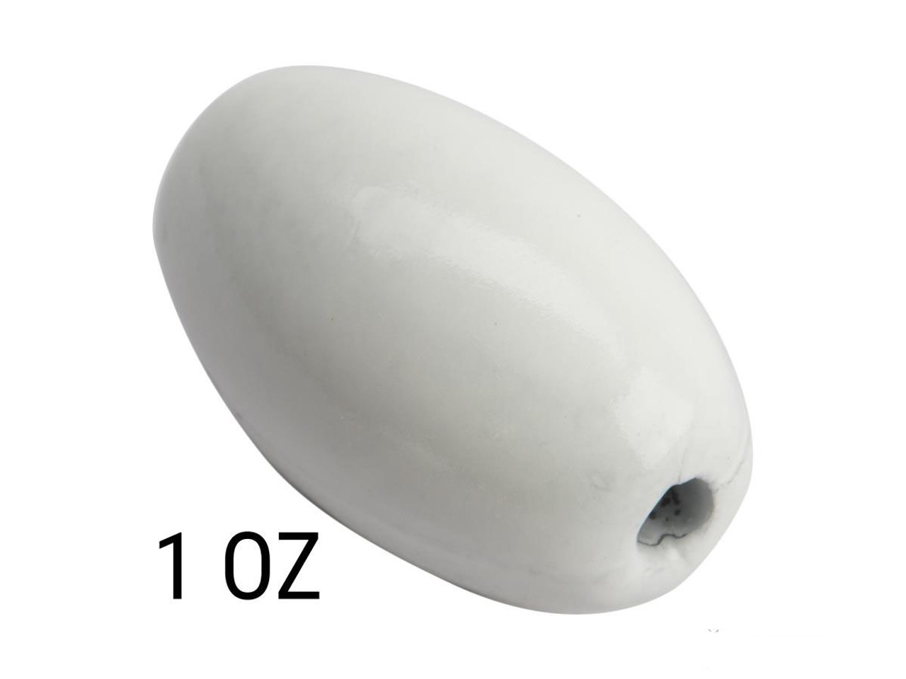 Battle Angler Luminous Glow Bullet Egg Lead Weight Sinker (Size: 1oz / 20  Pack) - Hero Outdoors