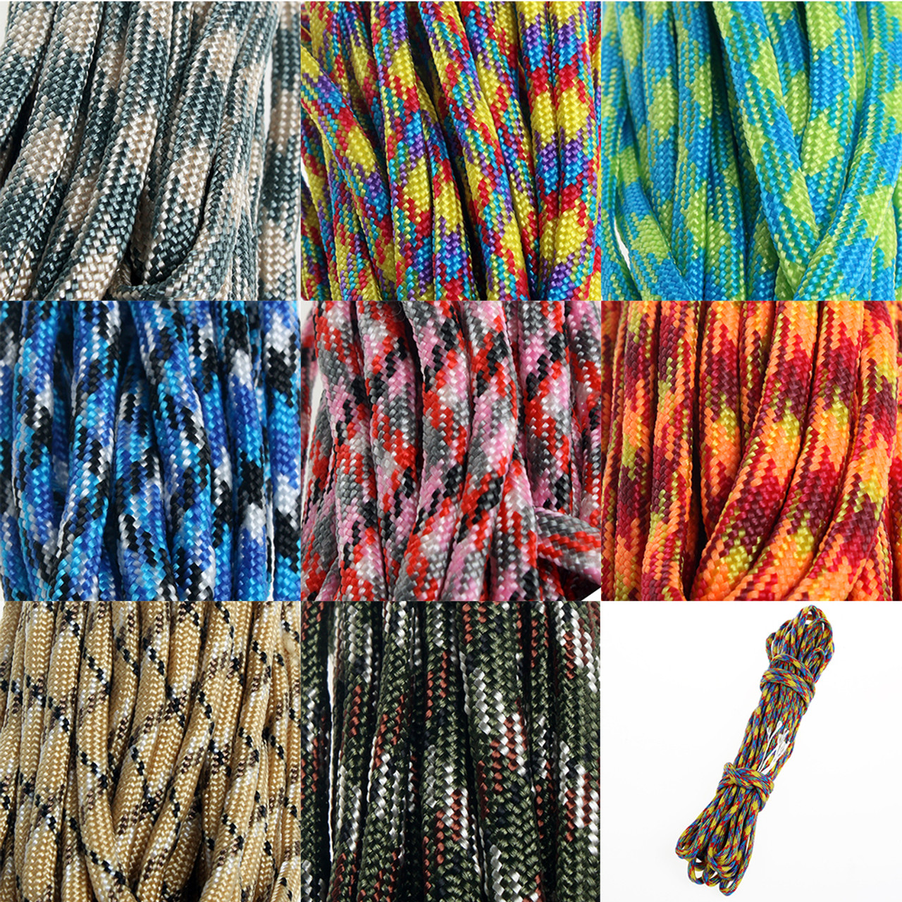 Paracord  100' Hanks Camo Colors