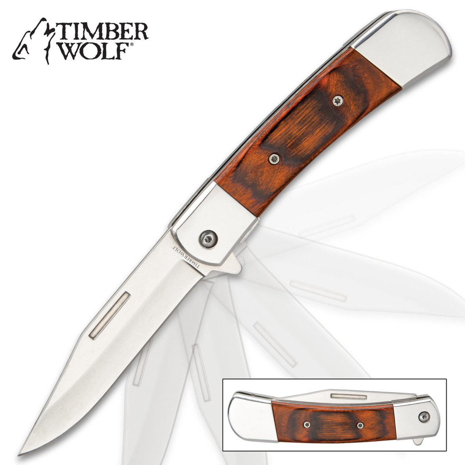 Timber Wolf American Classic Pakkawood Handle Knife