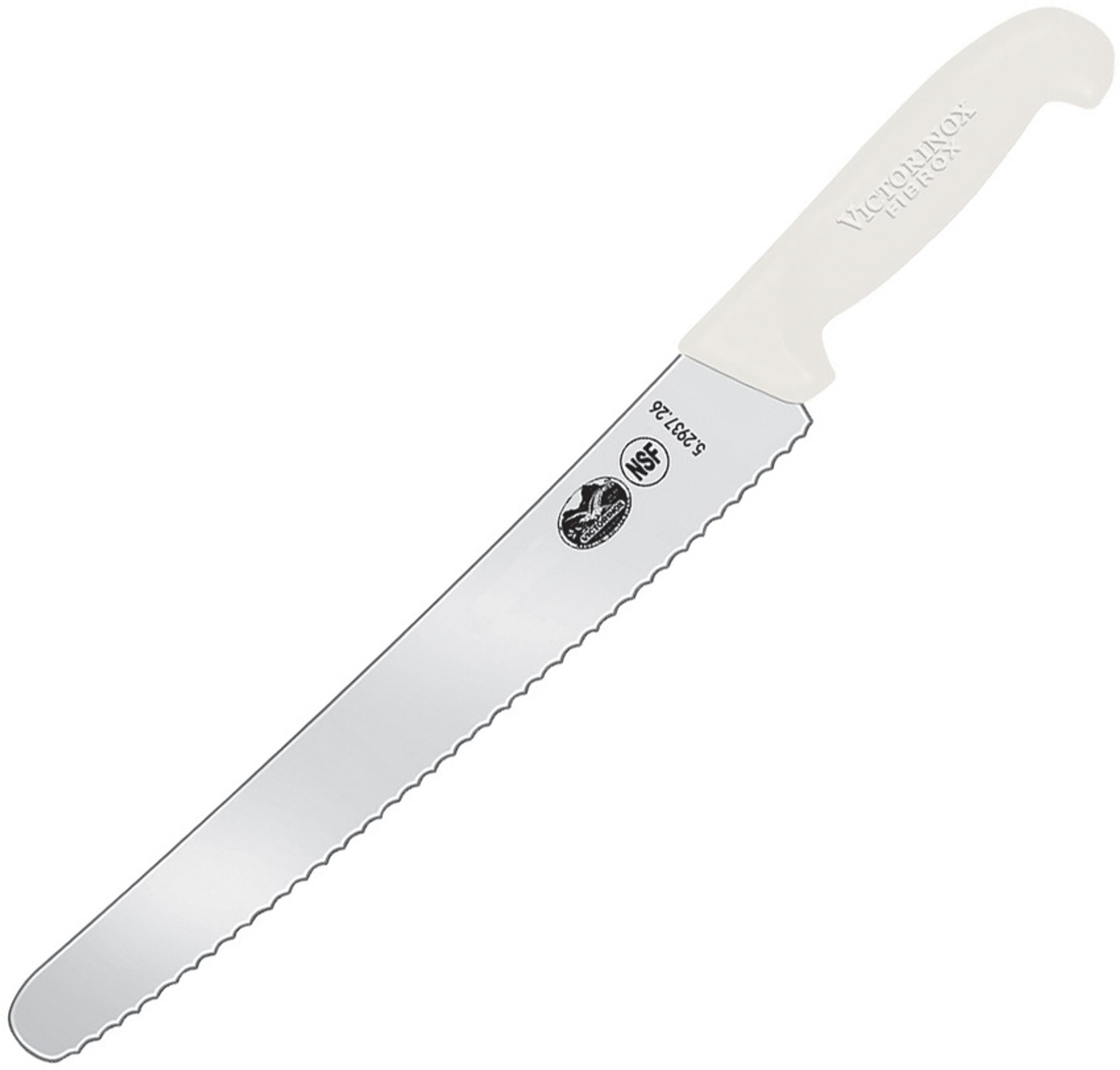 Bread Knife White Wavy