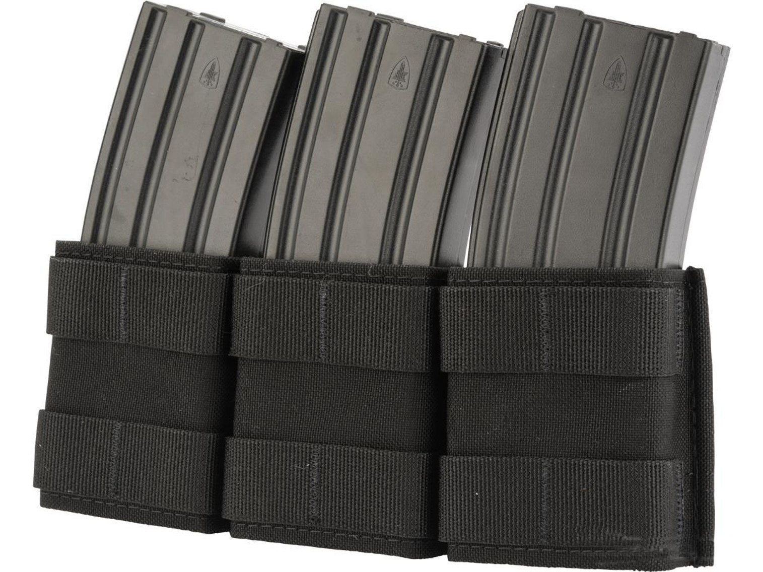 Esstac Triple "Shorty" 5.56mm KYWI Magazine Pouch (Color: Black)