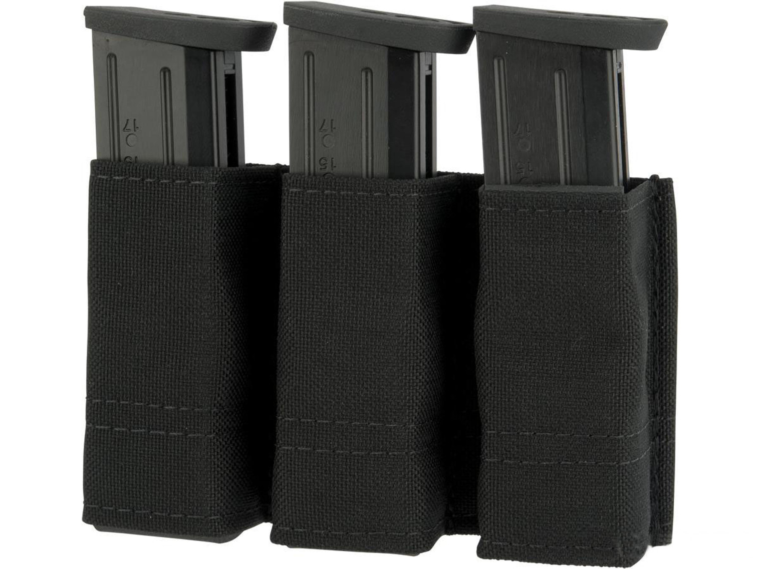 Esstac Triple Pistol GAP Magazine Pouch with Belt Loops (Color: Black)