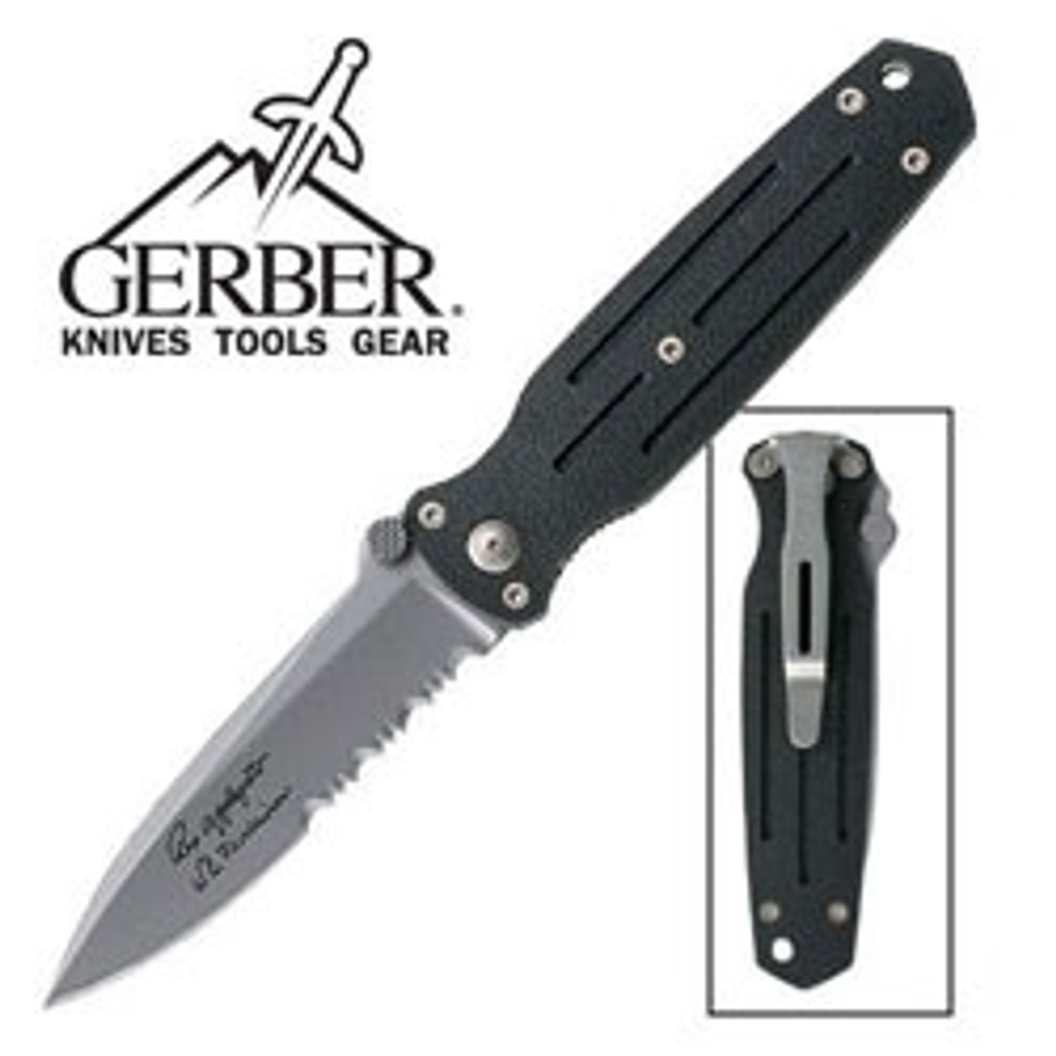Gerber Mini Covert Folding Knife - Silver