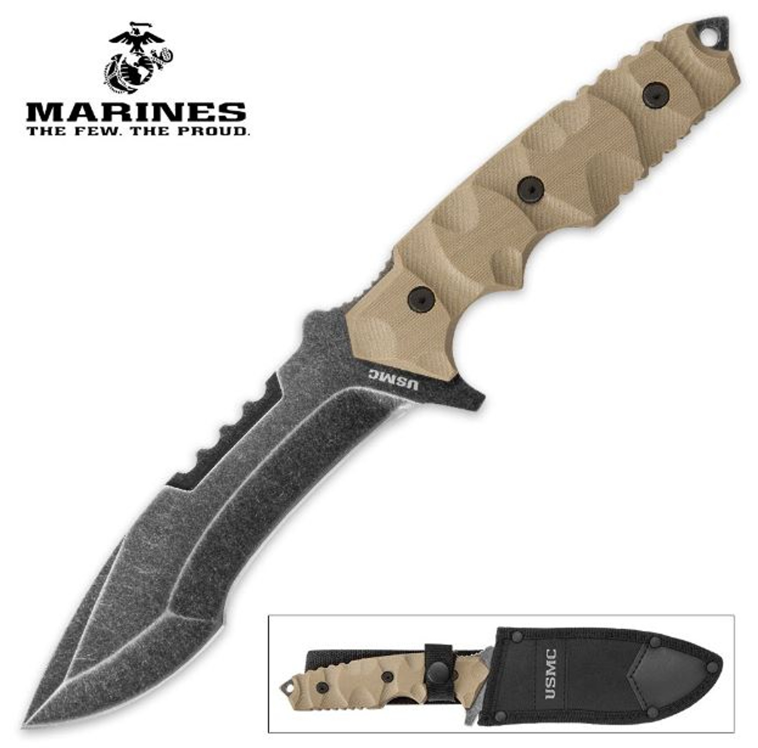 UC Scorching Sands Recurved w/Nylon Sheath