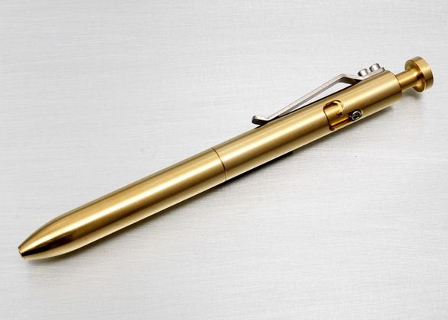 Karas Kustoms Bolt Pen Brass