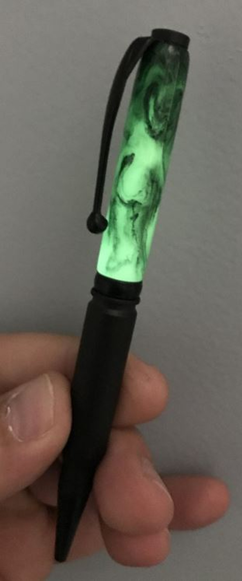 308 Zombie Pen Black with Green Glow