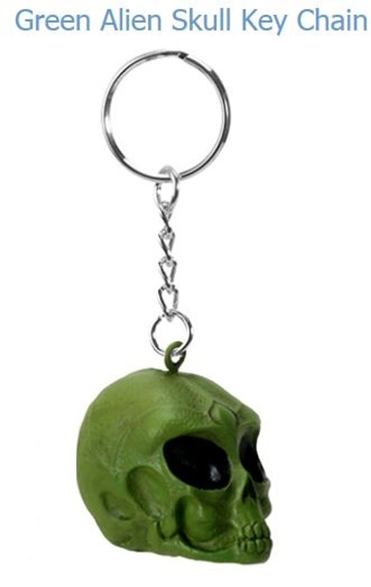 YTC Summit 8402 Green Alien Skull Key Chain