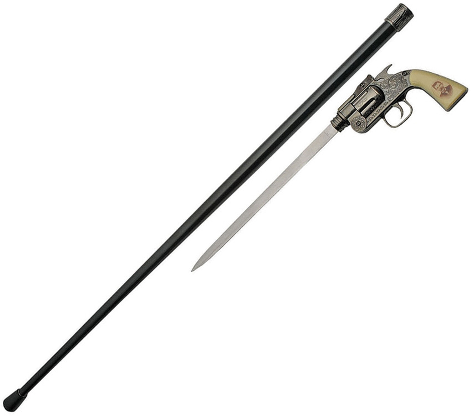 Doc Hol Revolver Sword Cane