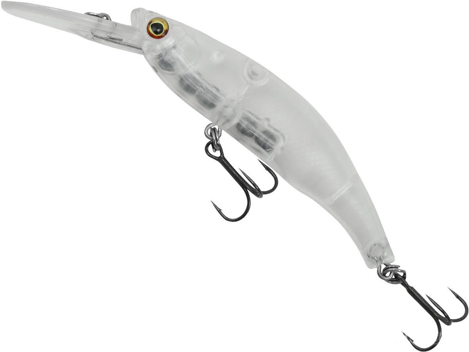 Savage Gear 3D Minnow Diver Fishing Lure - Ready To Paint Clear / 7.5cm