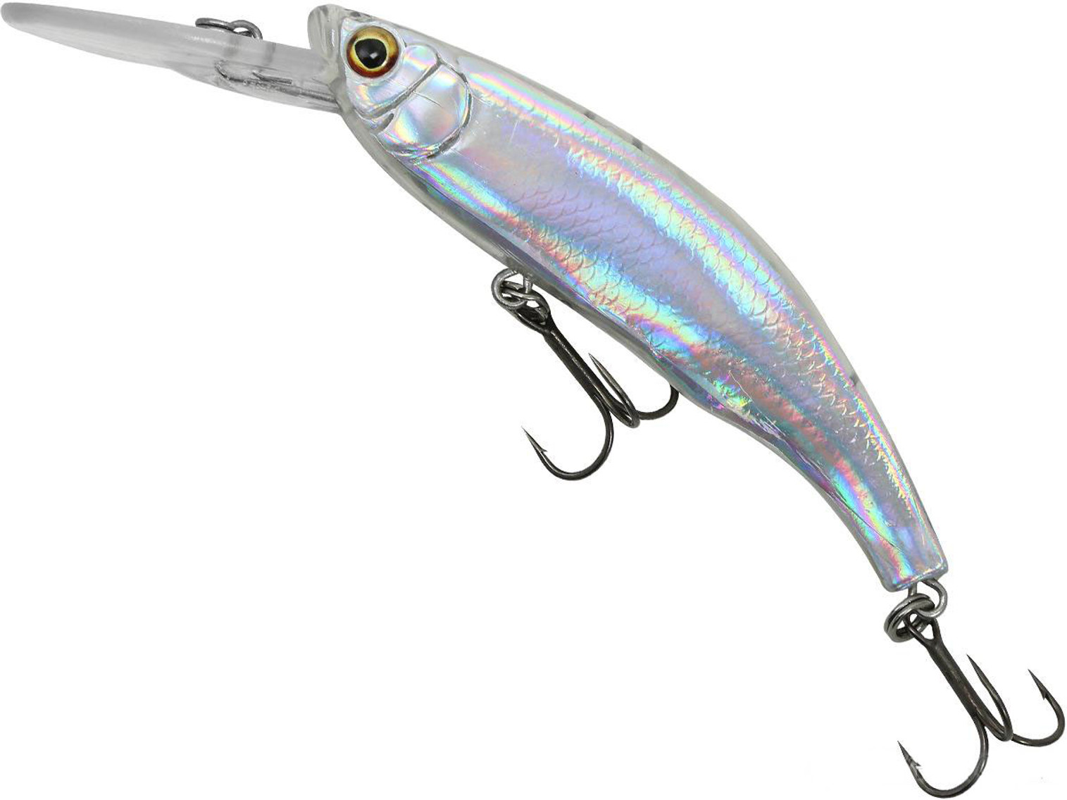 Savage Gear 3D Minnow Diver Fishing Lure - Ready To Paint Foil / 7.5cm