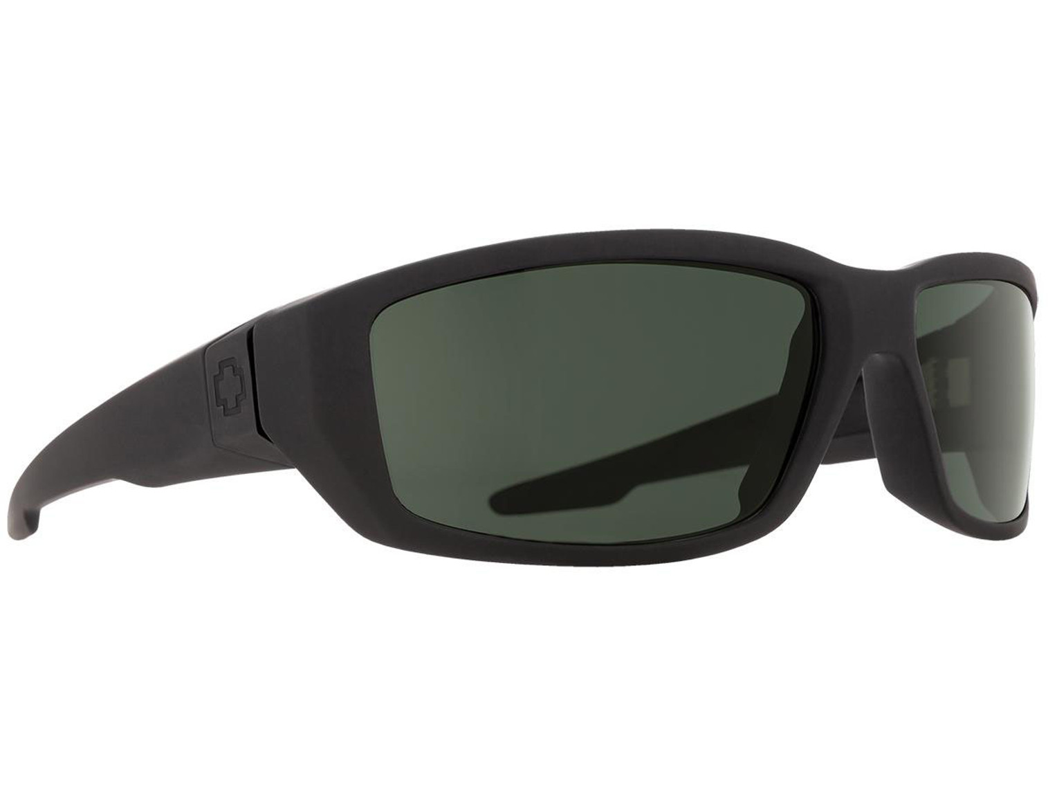 Spy Optic Dirty Mo Sunglasses (Color: Matte Black Frame / HD Plus Gray Green Lens)