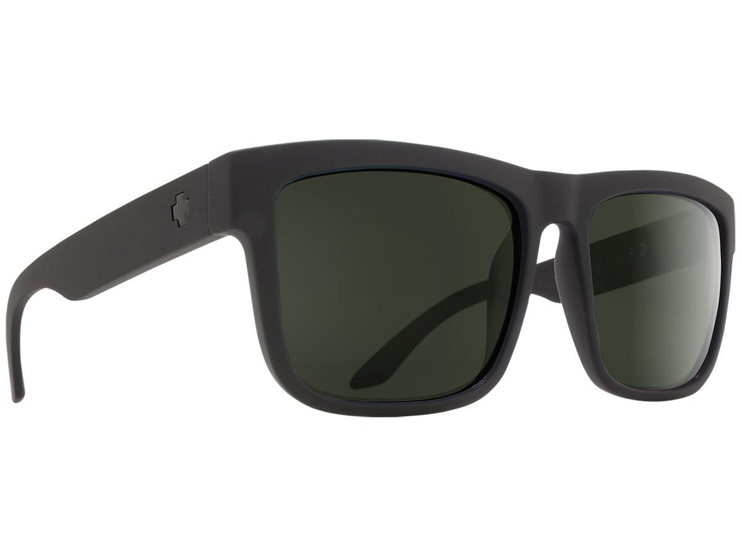 Spy Optic Discord Sunglasses (Color: Matte Black Frame / HD Plus Gray Green Lens)