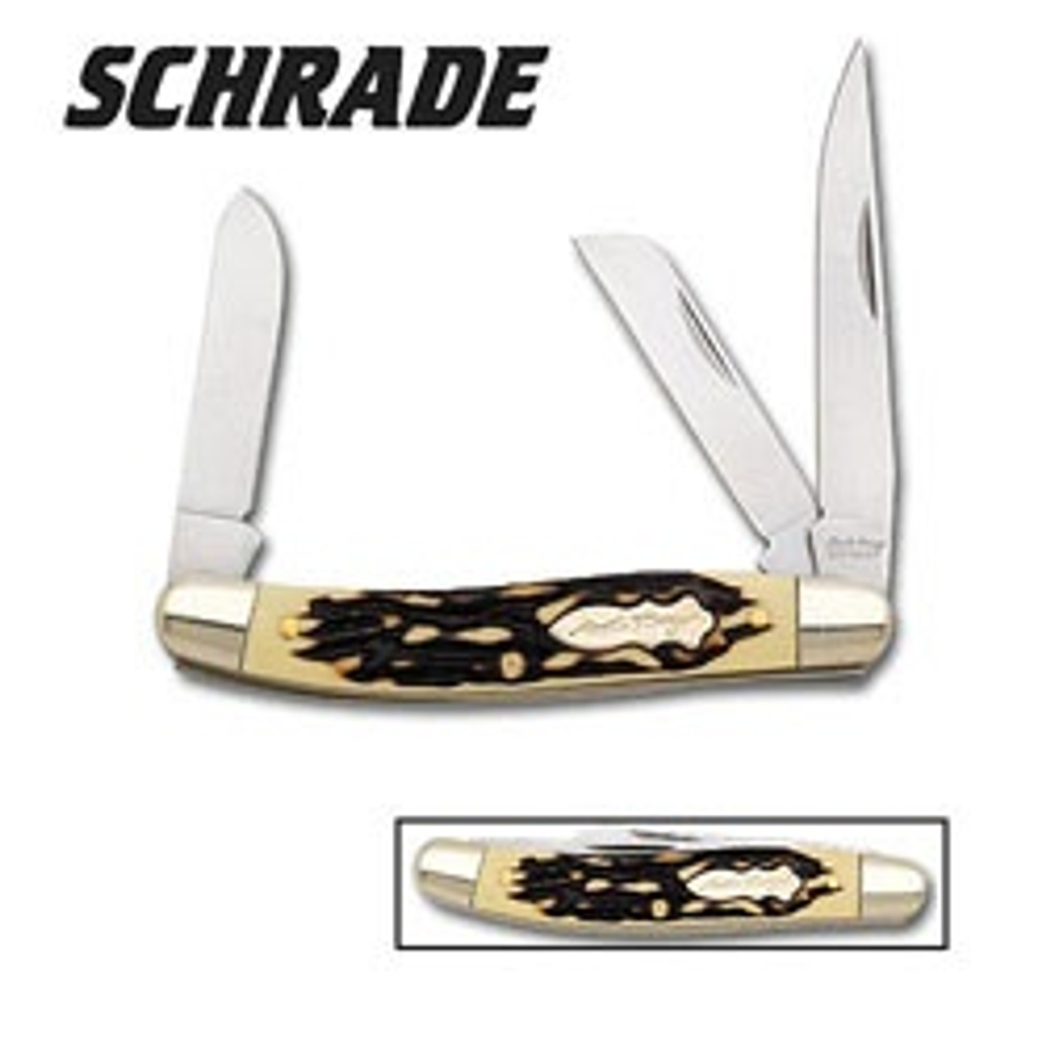Schrade Premium Stockman Folding Knife