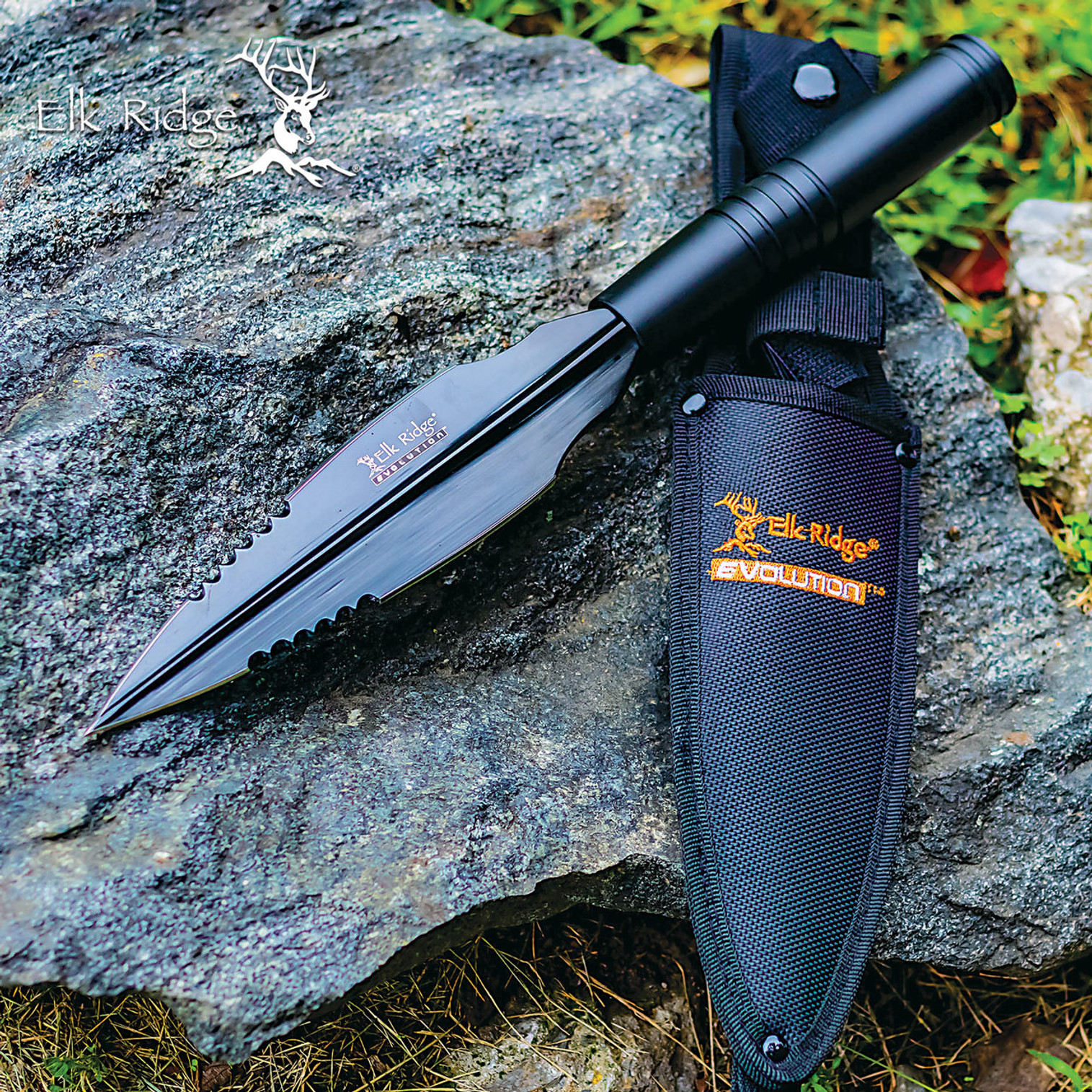 Elk Ridge Covert Spear Point w/Sheath