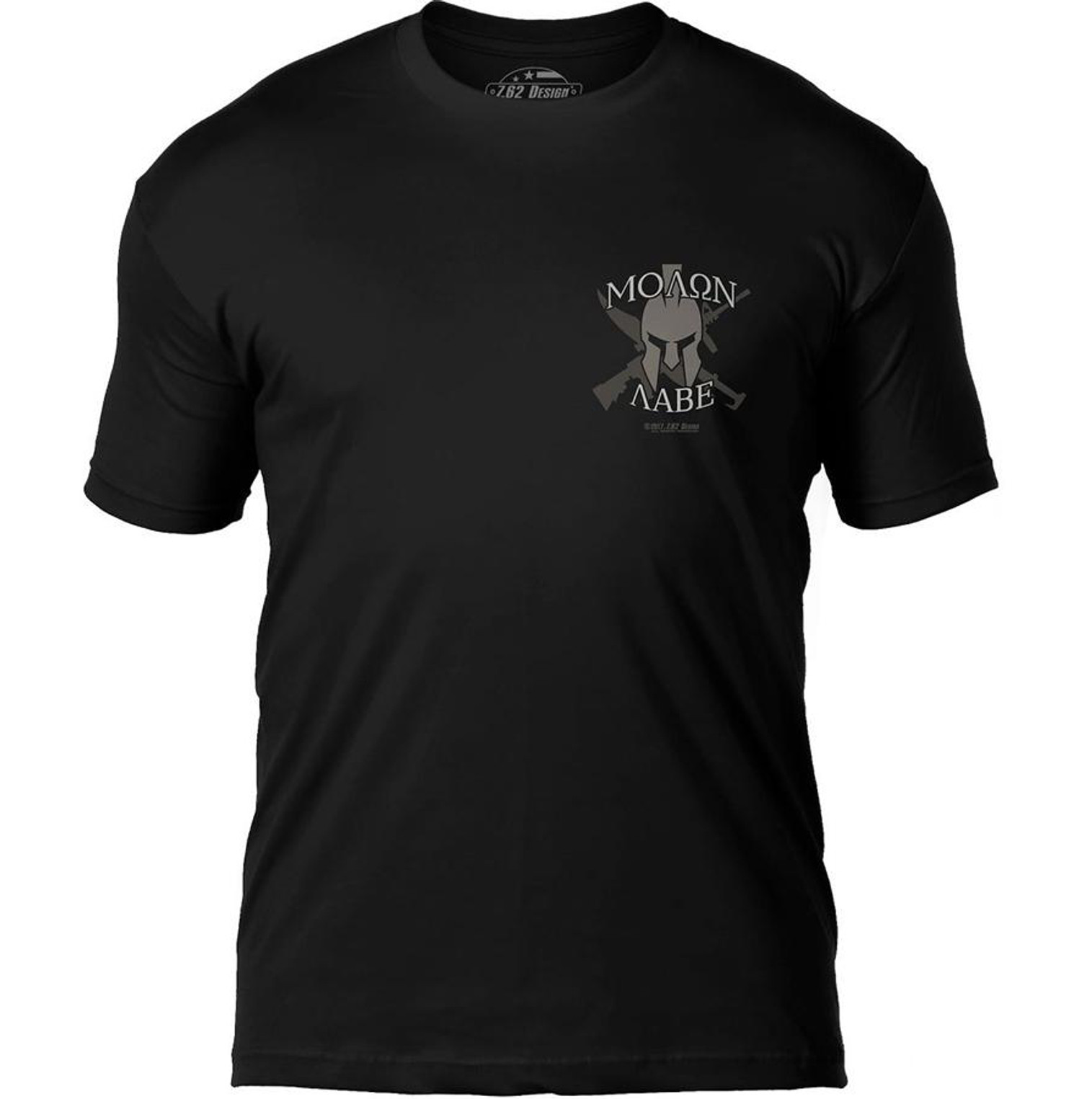 7.62 Design "Molon Labe" Premium Men's Patriotic T-Shirt (Size: Black / Large)