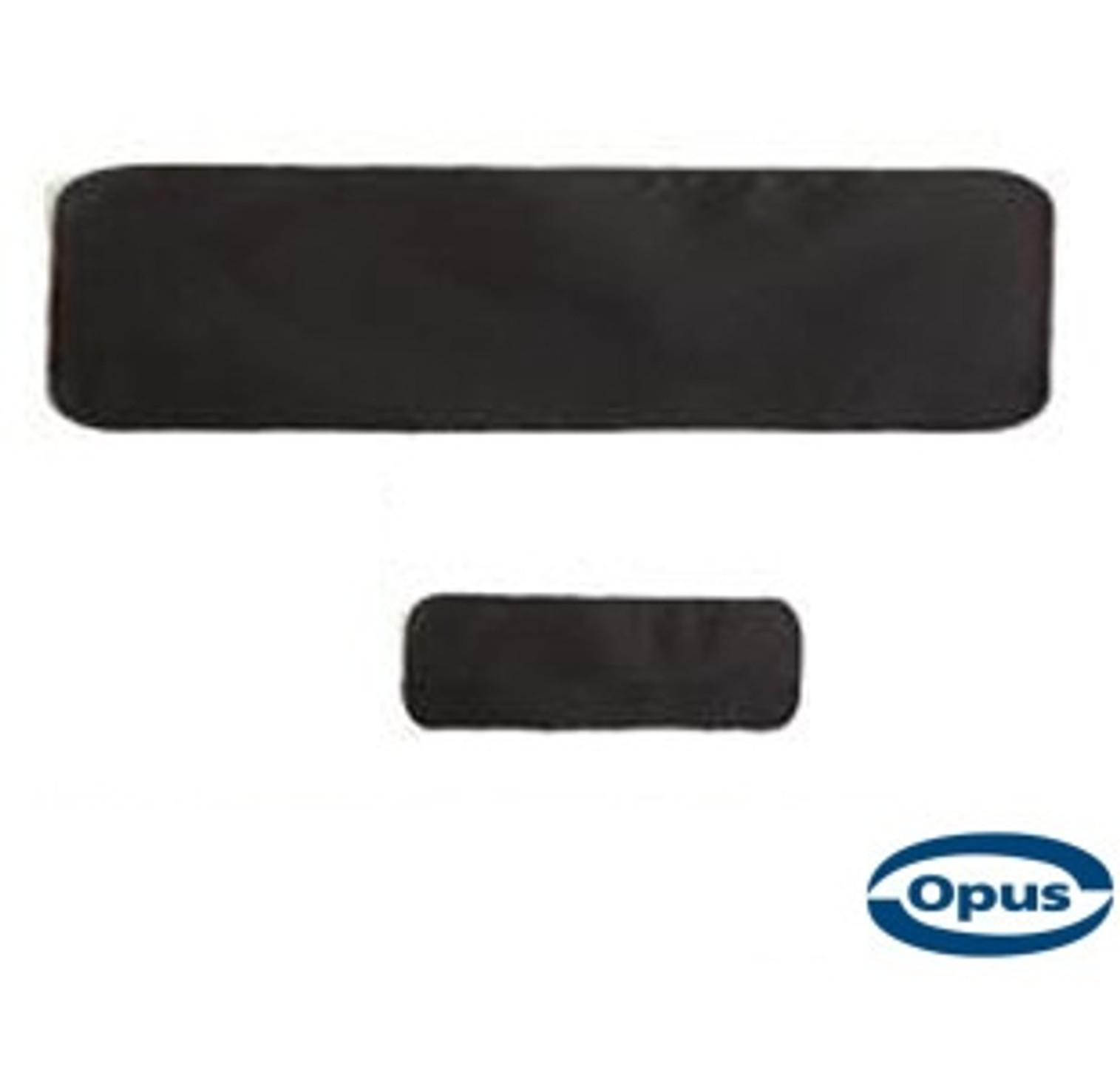 Opus Plain Blank Patch - Black