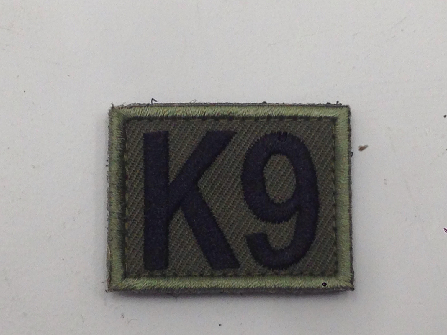 K9 - Hook and Loop I.D. Patch - Olive Drab